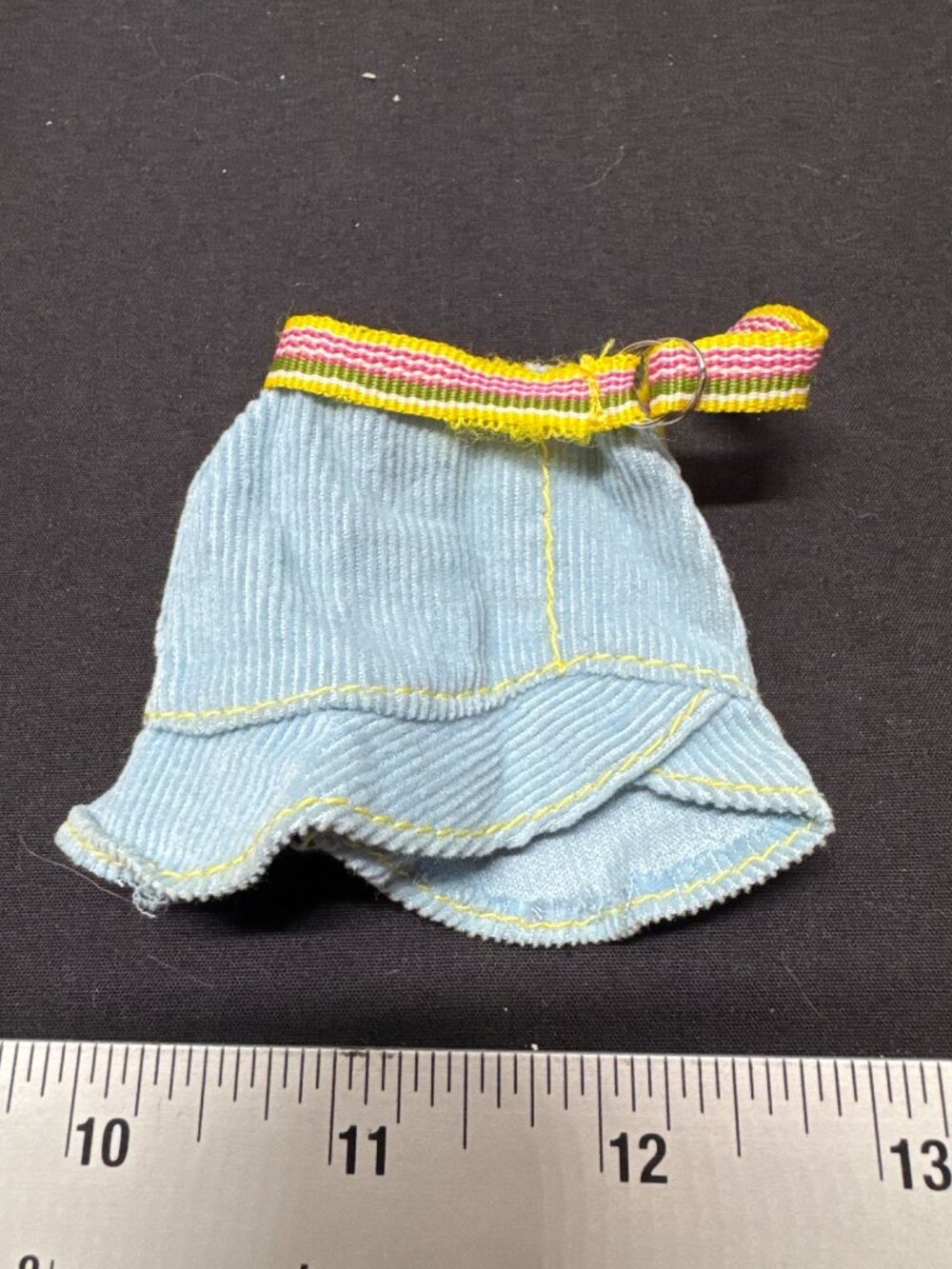 Mattel Barbie Corduroy Mini Skirt Rainbow Belt "Corduroy Cool" Fashion Line 1999